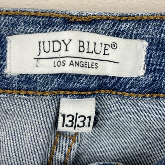 Judy Blue Jeans Skinny Fit Distressed Stretch sz 13/31 - Picture 4 of 6